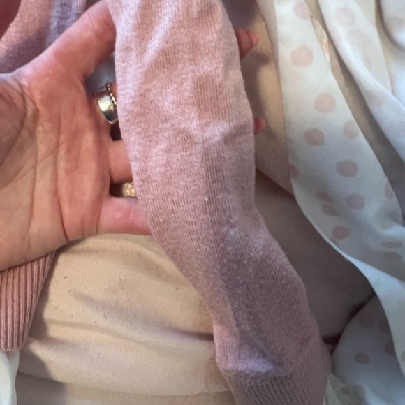 Ted Baker Kaarina pink Pleated neck mockable sweater size 2 PLEASE READ - Picture 6 of 13